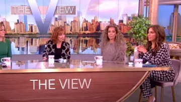 Anine Bing Aiden Pull On Pants worn by Alyssa Farah as seen in The View on January 11, 2024