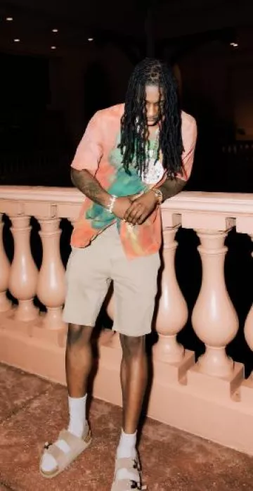 Dior x Birkenstock Brown 'Milano' Sandals worn by Polo G on the Instagram account @polog_nation