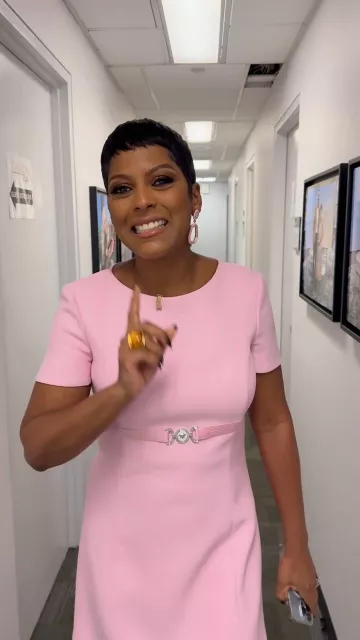 Versace Medusa ’95 Short-Sleeved Mini Dress worn by Tamron Hall at  The Tamron Hall Show 5.74 on January 8, 2024