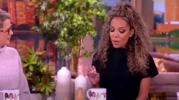 Rohe Draped Top worn by Sunny Hostin as seen in The View on  January 12, 2024