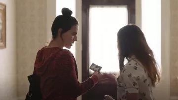 Juicy Couture Leopard Print Velour Hoodie worn by Ginger Sweet (Melia Kreiling) as seen in Filthy Rich (S01E04)