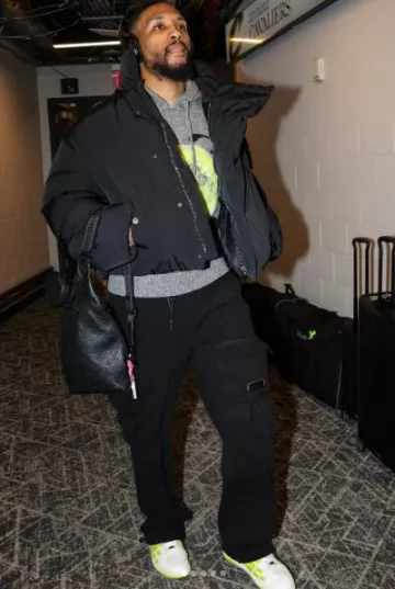 Zapatillas 'Skel Top' blancas y verde lima de Amiri usadas por Damian Lillard en la cuenta de Instagram @official.damelillard