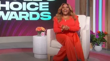 Materiel Wool Tie-Waist Pants worn by Sherri Shepherd as seen in Sherri on January 11, 2024