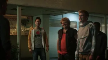 Adidas No­va Anorak Hoody worn by Rory (Dawson Towery) as seen in Cobra Kai (S01E01)