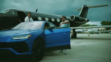 Dior Light Blue & Grey B30 Sneakers worn by Big Homiie G in Big Homiie G - On A Jet
