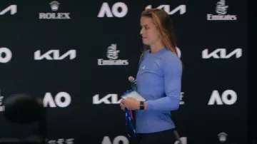 Adidas Sport Performance Tf Train Ls usadas por Maria Sakkari como se ve en Break Point (S02E01)