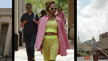 Les lunettes de soleil carrées Ibiza de Loewe Paula portées par Candiace Dillard dans The Real Housewives of Potomac (S08E09)