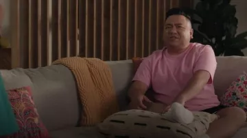 Ami Tonal De Coeur T-Shirt worn by Andrew Pham (Andrew Phung) as seen in Run The Burbs (S03E02)