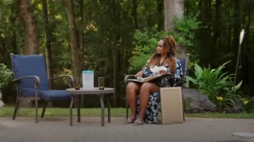 Bcbgmaxazria Kaftan Vestido usado por Heavenly Kimes como se ve en Casado con la Medicina (T10E09)