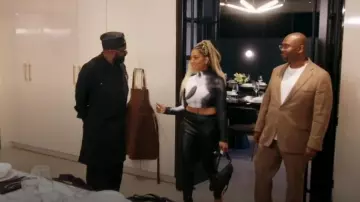 Sac à main Christian Saddle porté par Toya Bush-Harris comme on le voit dans Married to Medicine (S10E09)