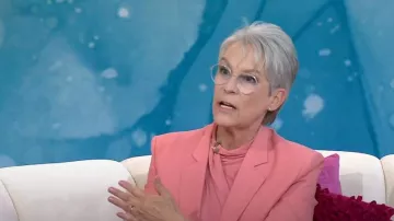 Another Tomorrow Crossover Neck Blouse worn by Hoda Kotb as seen in Today with Hoda & Jenna on January 16, 2024