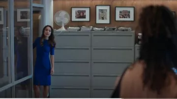 Ann Taylor Sheath Dress worn by Angelica (Odelya Halevi) as seen in Good Trouble (S05E13)