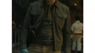 Men Grey Wool Jacket of David O'Donnell (Shaun Sipos) in Reacher - Prime Premiere