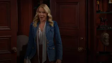 Blusa de Elizabeth y James Mimi usada por Brooke Logan (Katherine Kelly Lang) como se ve en The Bold and the Beautiful el 16 de enero de 2024