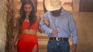 Pretty Little Thing Top & Maxi Skirt Set worn by Julie Theis as seen in The Trust: A Game of Greed (S01E06)