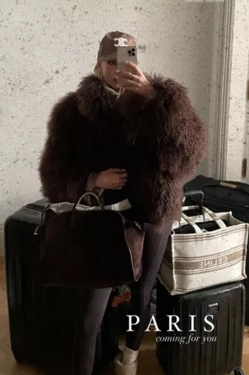 UGG Classic Ultra Mini Boots in Beige worn by Leonie Hanne on her Instagram Story on January 21, 2024