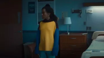 Victoria Beckham Jum­bo Cuff Meri­no Wool Jumper worn by Sloane (DeWanda Wise) as seen in Three Women (S01E09)
