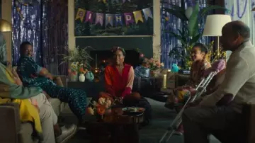 Dolce & Gabbana Womens Multi-Colored Georgette Patchwork Shirt Multicolor worn by Sloane (DeWanda Wise) as seen in Three Women (S01E09)