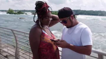 Fashion Nova Brunch In Bali Printed Maxi Dress worn by Ashley as seen in 90 Day Fiancé (S10E14)