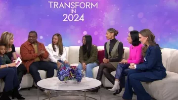 Kendra Scott High Rise Trouser worn by Kendra Scott as seen in Today  with Hoda & Jenna on January 18, 2024