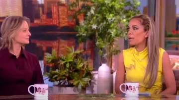 Simkhai Acacia Midi-Dress worn by Sunny Hostin as seen in The View on January 19, 2024