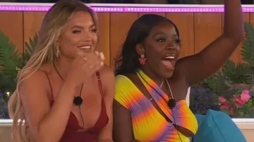 Fal-ash Wrap Around Dress worn by Kaz Kamwi as seen in Love Island: All Stars (S01E08)