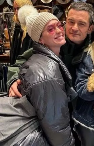 Norma Kamali Sleeping Bag Long Coat worn by Katy Perry on  January 2024