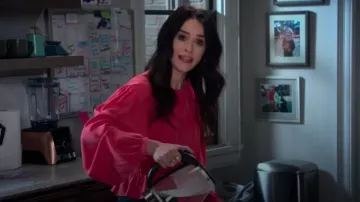 Isabel Marant Nelino Top usado por Julia Mariano (Abigail Spencer) como se ve en Familia Extendida (S01E05)