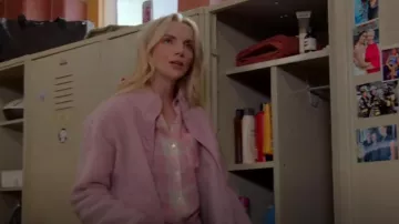 Rails Lorna Fleece Jacket worn by Sylvie Brett (Kara Killmer) as seen in Chicago Fire (S12E02)