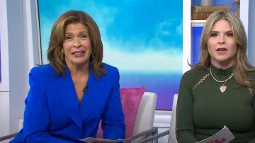 Kendra Scott Danielle Convertible Link Earrings in Mixed Metal worn by Hoda Kotb as seen in Today  with Hoda & Jenna on January 23, 2024