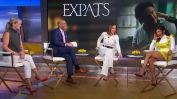 Mini-robe à volants Zimmermann Matchmaker portée par Sarayu Rao dans Good Morning America le 19 janvier 2024