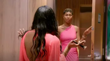 Fashion Nova Athena One Shoul­der Maxi Dress worn by Kiki Barth as seen in The Real Housewives of Miami (S06E13)