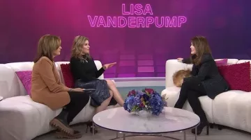 Cinq a Sept Crepe Khloe Blazer worn by Hoda Kotb as seen in Today with Hoda & Jenna on January 25, 2024