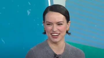 Belperron Corne Earclips worn by Daisy Ridley as seen in Today on January 26, 2024