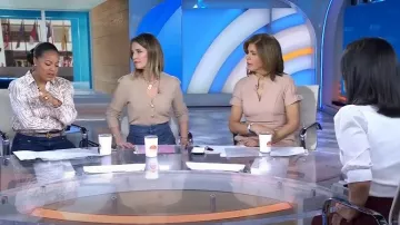 Gucci Reversible Logo-Plaque Belt worn by Sheinelle Jones as seen in Today on  January 26, 2024