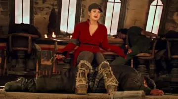 Get the looks of Charlie's Angels: Full Throttle: Dylan Sanders (Drew Barrymore) wears Red Stunt Outfits in the movie
