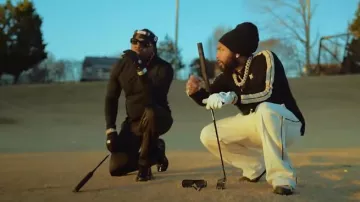 Jersey Técnico Negro Prada con Cremallera Cuarto de Baño usado por DaBaby en Icewear Vezzo x DaBaby - Perfecto (Video Oficial)