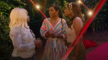 Robe à rayures Reddress portée par Jackie Walters dans Married to Medicine (S10E11)