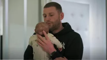 Kith For The New York Yankees Williams III Hoodie worn by Finn Russell as seen in Six Nations: Full Contact (S01E01)
