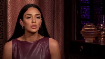 House of CB Sahara Body-Con Vestido Maxi de Piel Sintética usado por Lauren Hollinger como se ve en The Bachelor (T28E02)