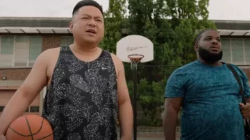 Nike Dri-FIT Standard Issue Men's Reversible Basketball Jersey worn by Andrew Pham (Andrew Phung) as seen in Run The Burbs (S03E04)