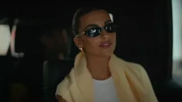 Le Specs Lunita Glasses usadas por Paige Lorenze como se ve en Break Point (S02E06)