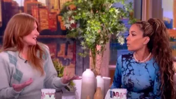 Louisa Ballou High Tide Tie-Dye Maxi Dress worn by Sunny Hostin as seen in The View on January 31, 2024