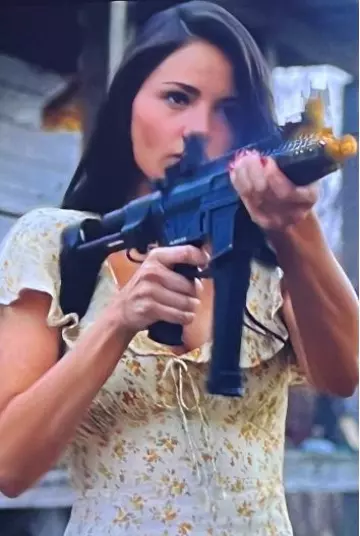 Reformation Bronwen Dress worn by Eiza González at Mr. & Mrs. Smith 1.01 on February 2, 2024