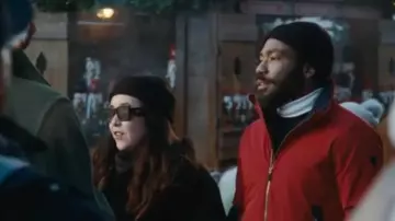 Rossignol Pal­mares Hood­ed Ski Jack­et worn by John Smith (Donald Glover) as seen in Mr. & Mrs. Smith (S01E03)