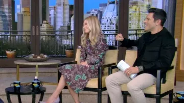 Sobrecamisa de cachemira Zegna Alba Oasi usada por Mark Consuelos como se ve en VIVO con Kelly y Mark el 31 de enero de 2024