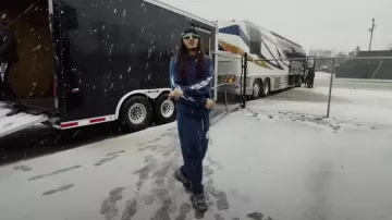 Balenciaga Dark Grey & Black Runner Sneakers worn by BabyTron in BabyTron - Out On Tour (Official Video)