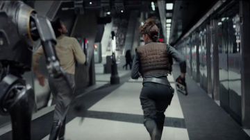The pants Jyn Erso (Felicity Jones) in Rogue One : A Star Wars Story