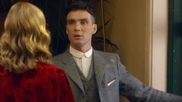Le costume de rendez-vous de Thomas Shelby (Cillian Murphy) dans Peaky Blinders S01E03