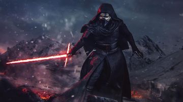 Le costume de Kylo Ren (Adam Driver) dans Star Wars VII : Le Réveil de la Force